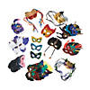 Bulk 100 Pc. Mixed Mardi Gras Masquerade Mask Assortment Image 2