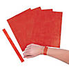 Bulk  100 Pc. Red Self-Adhesive Paper Wristbands Image 1