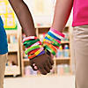 Bulk 100 Pc. Sayings Rubber Bracelet Assortment Image 1