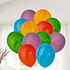 Bulk  100 Pc. Super Agate Rainbow 11" Latex Balloon Assortment Image 2