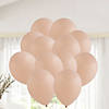 Bulk 100 Pc. Tuftex Matte Cameo 11" Natural Latex Balloons Image 2