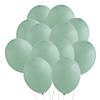 Bulk 100 Pc. Tuftex Matte Empower-Mint 11" Natural Latex Balloons Image 1