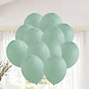 Bulk 100 Pc. Tuftex Matte Empower-Mint 11" Natural Latex Balloons Image 2
