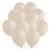 Bulk 100 Pc. Tuftex Matte Lace 11" Natural Latex Balloons Image 1