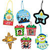 Bulk 108 Pc. Religious Christmas Ornament Craft Kit Assortment - Makes 108 Image 1