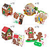 Bulk 108 Pc. Ultimate Christmas House Playhouse Craft Kit Assortment for 36 Image 1