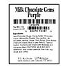 Bulk 1088 Pc. Purple Milk Chocolate Gems Image 2