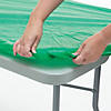 Bulk 12 Pc. 8 Ft. Green Fitted Plastic Tablecloths Image 1