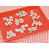Bulk 12 Pc. 8 Ft. Red &amp; White Gingham Rectangle Fitted Disposable Plastic Tablecloths Image 2