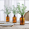 Bulk 12 Pc. Amber Glass Bud Vases Image 1