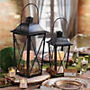 Bulk 12 Pc. Black Decorative Lanterns Image 1