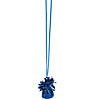 Bulk  12 Pc. Blue Metallic Balloon Weights Image 1