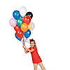 Bulk  12 Pc. Blue Metallic Balloon Weights Image 2