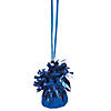 Bulk  12 Pc. Blue Metallic Balloon Weights Image 4