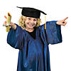 Bulk 12 Pc. Kids' Black Felt Elementary School Graduation Mortarboard Hats Image 1