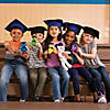 Bulk 12 Pc. Kids' Black Felt Elementary School Graduation Mortarboard Hats Image 4