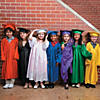 Bulk 12 Pc. Kids' Red Felt Elementary School Graduation Mortarboard Hats Image 2