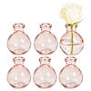 Bulk 12 Pc. Pink Bulb Shape Bud Vases Image 1