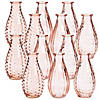 Bulk 12 Pc. Pink Glass Vases Image 1