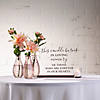 Bulk 12 Pc. Pink Glass Vases Image 1