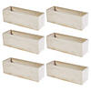 Bulk 12 Pc. Whitewash Planter Box Centerpieces Image 1