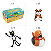 Bulk 120 Pc. Animal Characters Treasure Chest Assortment Image 1