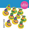 Bulk 120 Pc. Mardi Gras Rubber Ducks Image 1