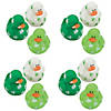 Bulk 120 Pc. Mini St. Patrick's Day Shamrock Rubber Ducks Image 1