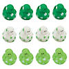 Bulk 120 Pc. Mini St. Patrick's Day Shamrock Rubber Ducks Image 1
