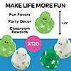 Bulk 120 Pc. Mini St. Patrick's Day Shamrock Rubber Ducks Image 1
