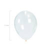 Bulk  144 Pc. Diamond Clear 11" Latex Balloons Image 1