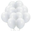 Bulk 144 Pc. Elegant Bright White 11" Latex Balloons Party D&#233;cor Image 1