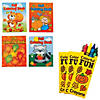 Bulk 144 Pc. Fall Coloring Books & Crayons Kit for 72 Image 1