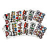 Bulk 144 Pc. Goofy Jack-O&amp;#8217;-Lantern Face Stickers Image 1