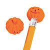 Bulk 144 Pc. Jack-O'-Lantern Pumpkin-Shaped Eraser Pencil Toppers Image 1