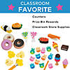 Bulk 144 Pc. Mini Erasers Food Kit Image 2