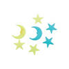 Bulk 144 Pc. Mini Glow-in-the-Dark Moons &amp; Stars Image 1