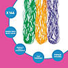 Bulk 144 Pc. Mini Transparent Mardi Gras Bead Necklaces Image 2