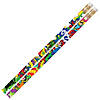 Bulk 144 Pc. Musgrave Pencil Company Super-Duper Heroes Motivational Pencil Image 1