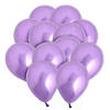 Bulk  144 Pc. Purple Chrome 5" Latex Balloons Image 1