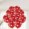 Bulk  144 Pc. Red with White Stars 11" Latex Balloons Image 2
