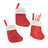 Bulk 144 Pc. Small Red Christmas Stockings Image 1