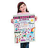 Bulk 150 Pc. Color Your Own All About Me Doodle Posters Image 2