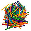 Bulk 150 Pc. Rainbow Notched Craft Sticks Image 1