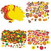 Bulk 1524 Pc. Fall Foam Craft Supplies Kit Image 1