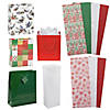 Bulk 160 Pc. Holiday Gift Bag Assortment Kit Image 1