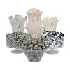 Bulk 1698 Pc. Silver & White Candy Buffet Assortment Image 1