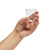 Bulk  200 Ct. Silver Glitter Plastic Shot Glasses Image 1