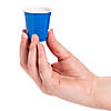 Bulk 200 Pc. Blue Party Cup BPA-Free Plastic Shot Glasses Image 1