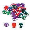 Bulk 200 Pc. Colorful Iridescent Self-Adhesive Jewels Image 1